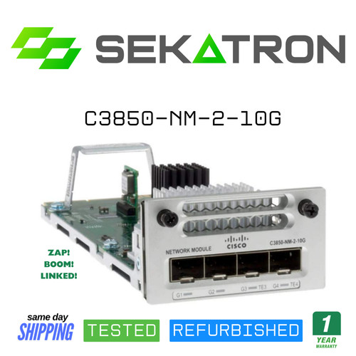 Cisco c3850 2 - ♻️cisco, c3850-nm-2-10g