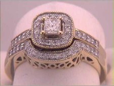 3/4CTW-DIA 1/4CT-CPR BRIDAL