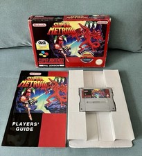 Super Metroid Big Box Super Nintendo Snes CIB Collector Edition 