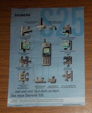 Rara Pubblicità SIEMENS S25