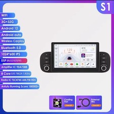 Autoradio 2DIN Android 7” Fiat Panda 2012–2024 GPS CarPlay Android Auto 3x32gb