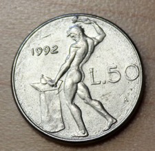 1992 Italy 50 Lire
