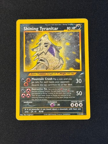 Shining tyranitar 113 - tyranitar, neo