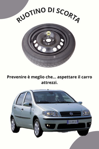 Ruotino scorta per fiat - di,