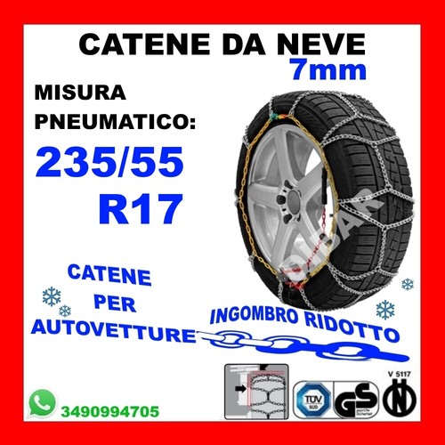 Catene neve auto omologate - da,