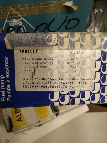 Pompetta benzina renault - pompetta,