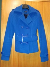 Cappotto doppiopetto blu