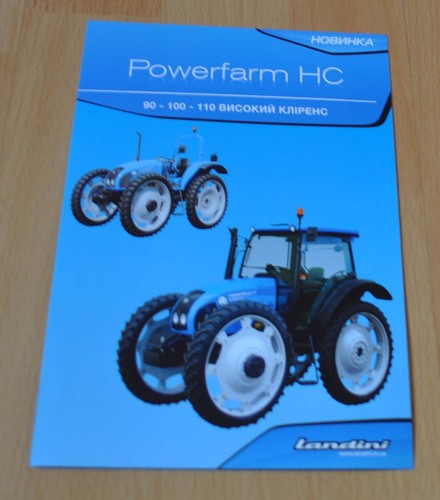 Brochure agricoltura trattore