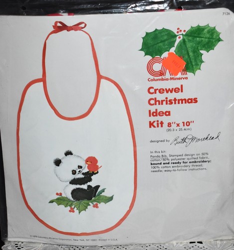Kit ricamo crewel - , bavaglino