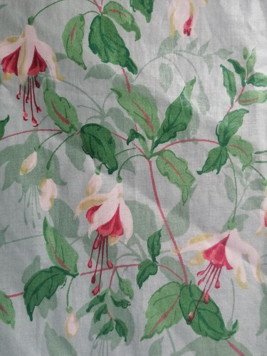 Tende vintage fucsia chintz
