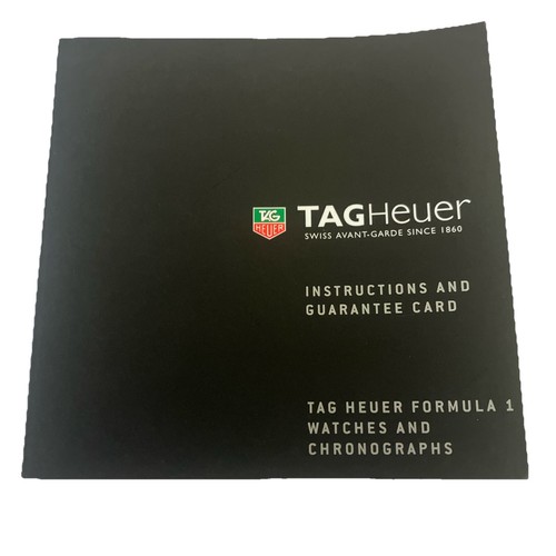 Libretto istruzioni tag heuer - libretto,