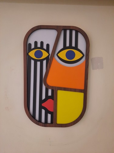 Maschera viso lavoro - in, legno