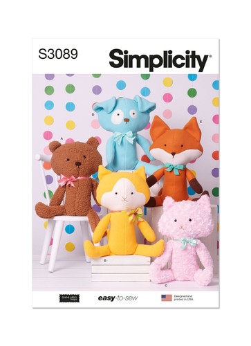 Simplicity 3089 peluche - simplicity,