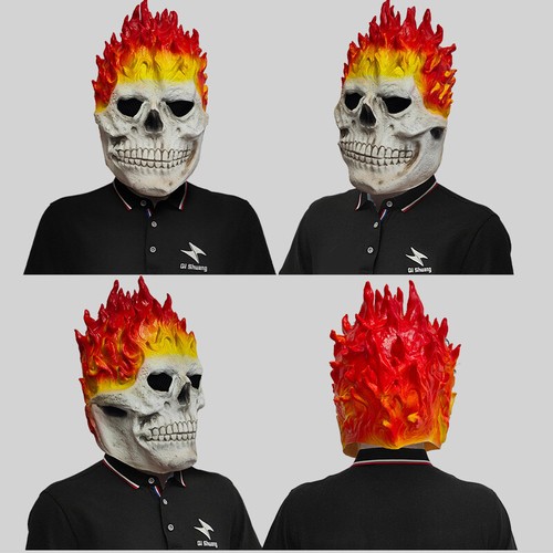Maschera testa teschio