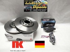 KIT DISCHI + PATTINI PASTIGLIE FRENI ANTERIORI ALFA ROMEO GIULIETTA 1.4 1.6 JTDM