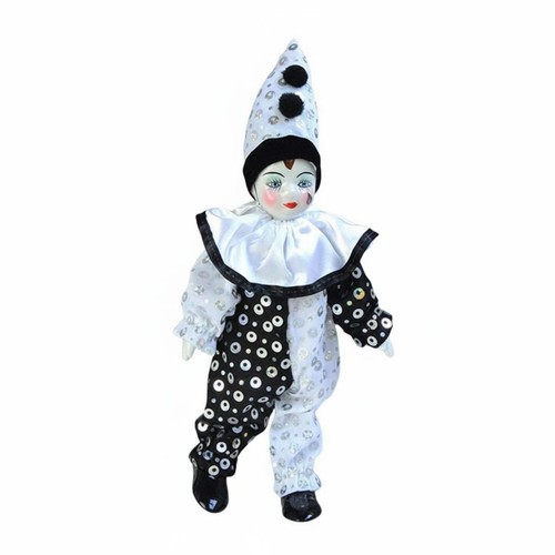 Bambola pagliaccio ceramica - bambola,