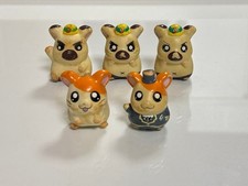 Heisei Retro Hamtaro Finger Puppet Soft Figure Set di 5