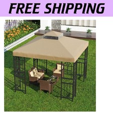 Tettoia impermeabile kaki per