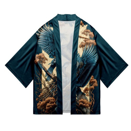 Cappotto kimono uomo sciolto