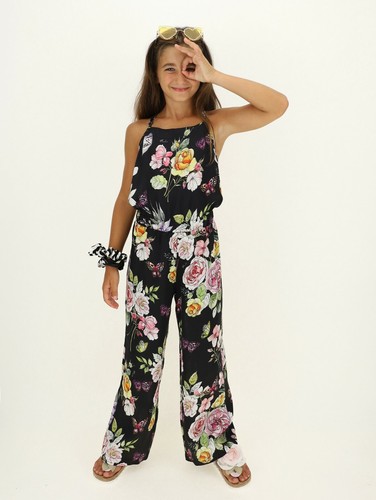 Monnalisa tuta jumpsuit fiori - monnalisa, tuta/jumpsuit