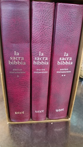Sacra bibbia utet tre - sacra,