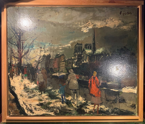 Olivier foss peinture scène - foss,,