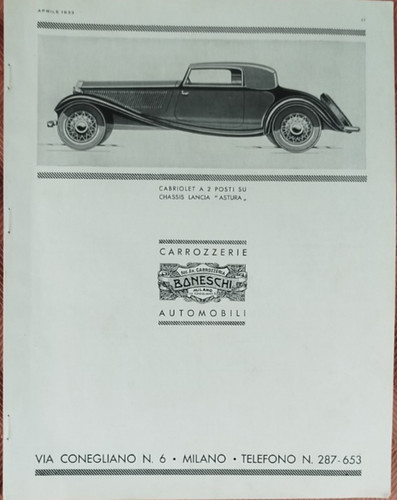 Carrozzeria boneschi lancia - boneschi,
