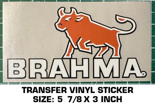 Brahma transfer vinyl decal - brahma,