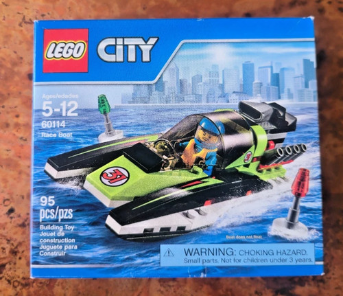 Lego city barca corsa - city:,