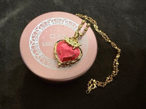 Collana cuore rosa ciondolo