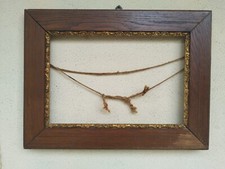 ANTICA CORNICE LEGNO NOCE E