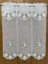 Tendina a vetro bianca per