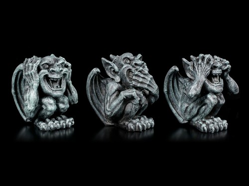 Gargoyle figure tre piccole - gargoyle,