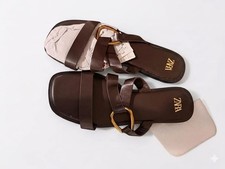 Zara EMBELLISHED BOW SANDALS