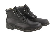 Timberland A2FHE Stivali Uomo EU42 EU43 Nero Pelle Allacciato Caviglia Top