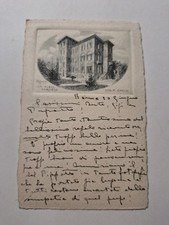 Cartolina 1923 Roma Villa Calvo, affrancata 20c VEIII, annullo Salsomaggiore