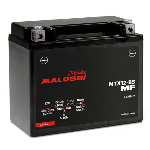 Batteria malossi mtx12 - mtx12-bs, per