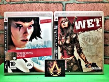 WET + MIRROR'S EDGE ?? PS3 PLAYSTATION 3 COMPLETI Lotto