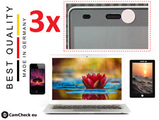 Cover Webcam Nero/Bianco in Velcro +Extra Sottile +Universale -TV, Cellulare...