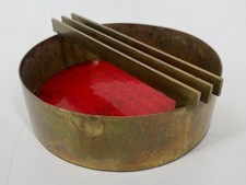 * PORTACENERE OTTONE SMALTATO