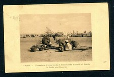 LIBIA (B2320) c.ill. TRIPOLI TENDA FABBRICANTE  CAFFE ann. P. MILITARE del 1912