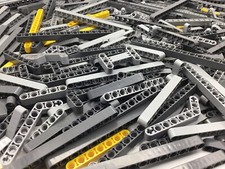 80 x LEGO Technic braccio di sollevamento / Beam Mix grigio grigio scuro confezione 42055 tecnica MOC