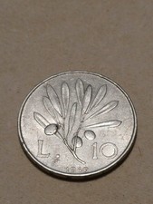 10 LIRE OLIVO 1949 CIRCOLATA
