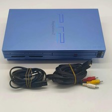 CONSOLE SONY PS2 PLAYSTATION 2 AQUA SCPH-50004 AQ LIMITED EDITION + CAVI