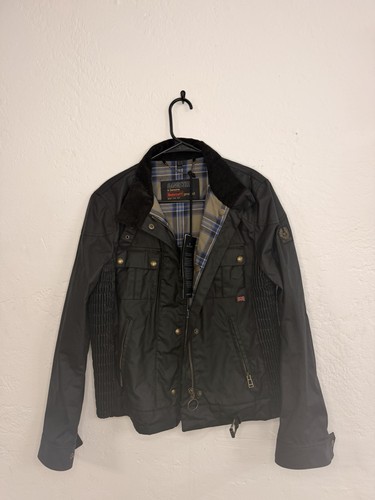 Belstaff black biker jacket - black,