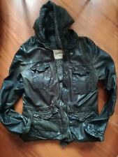 sale jacket bomber GIORGIO BRATO leather 54/52 MILITARE "plein owens led Brato"