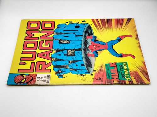Fumetto uomo ragno - ragno, corno