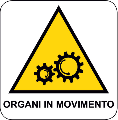 Adesivo segnaletica pericolo - segnaletica,