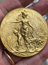 Placca Medaglia Uniface Esposizione Massonet 