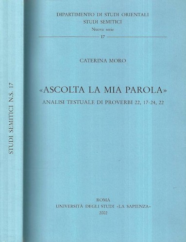Ascolta mia parola analisi - mia,